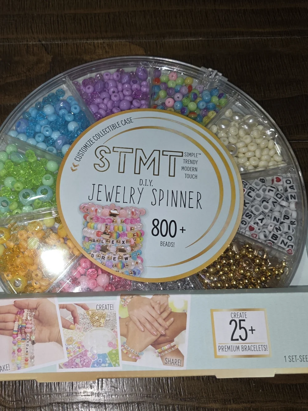 DIY Jewelry Spinner - Multicolor Bead Bracelet Kit